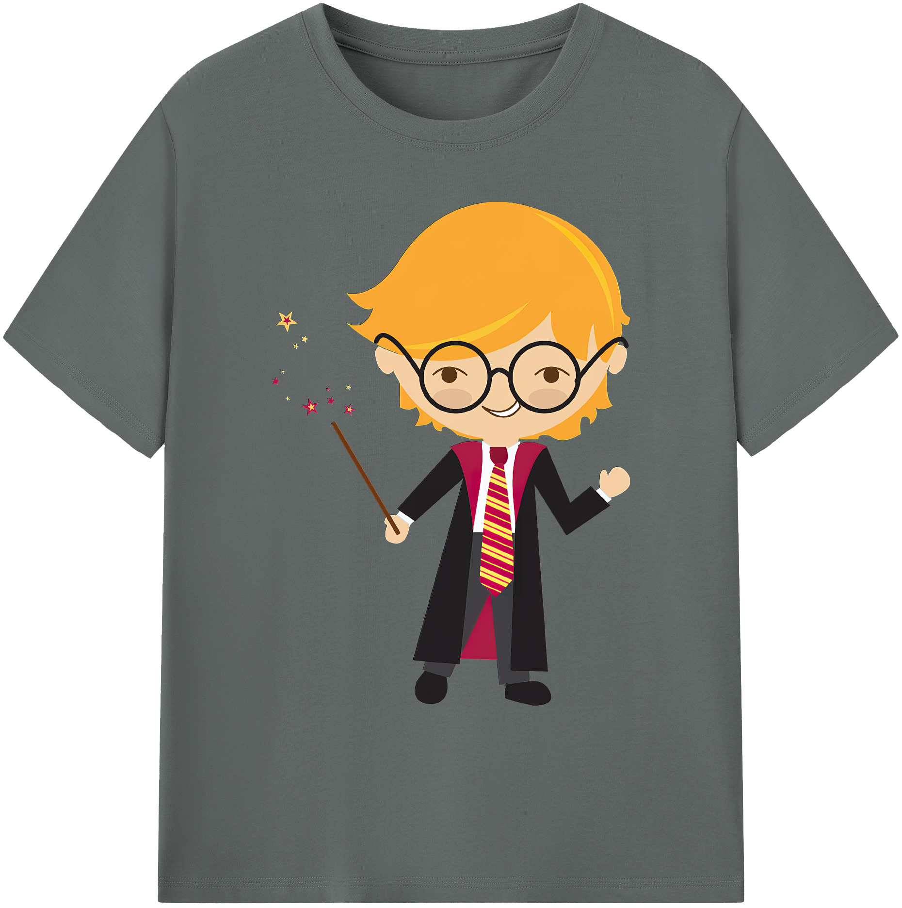 （画像用） Harry Potter ハリー・ポッターシリーズ 綿100％ メンズ半袖Tシャツ｜肌触りやわらか＆通気性